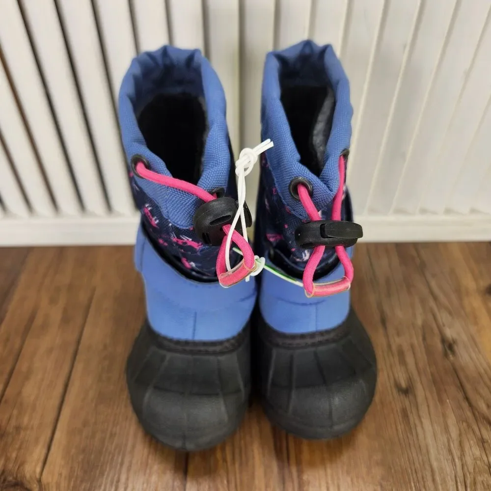 Columbia Toddler Powderbug Plus II Deer Print Size 4 Insulated Winter Snow Boots